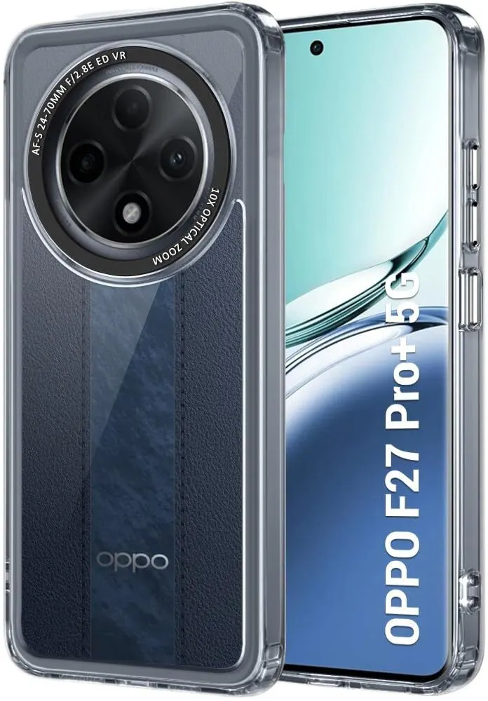 Micvir Back Cover for Oppo F27 Pro Plus 5G (Transparent, Shock Proof, Polycarbonate, Pack of: 1)