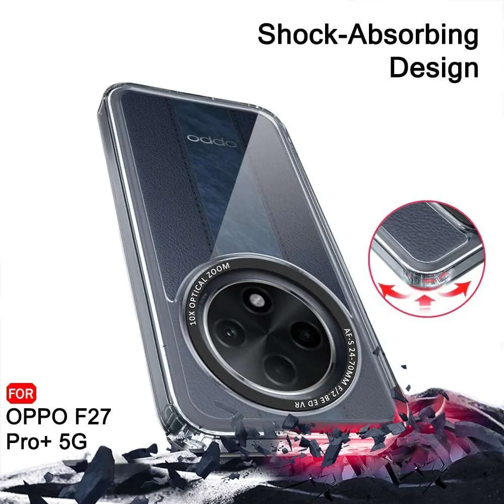 Micvir Back Cover for Oppo F27 Pro Plus 5G (Transparent, Shock Proof, Polycarbonate, Pack of: 1) — image 3 of 5