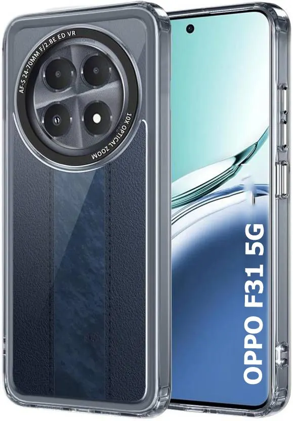 Micvir Back Cover for OPPO F31 5G (Transparent, Shock Proof, Polycarbonate, Pack of: 1)