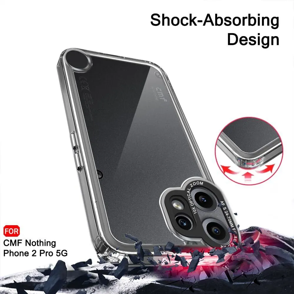 Micvir Back Cover for CMF by Nothing Phone 2 Pro 5G (Black, Shock Proof, Polycarbonate, Pack of: 1) — image 4 of 5