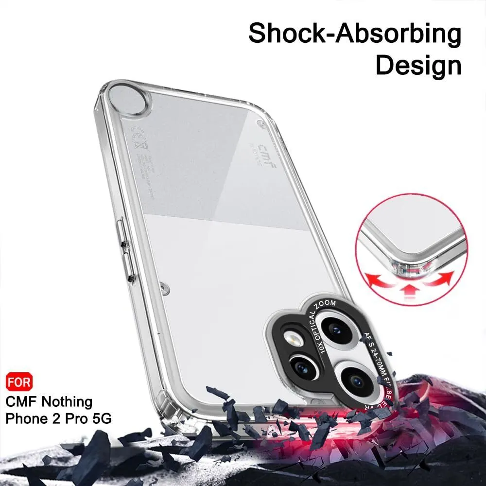 Micvir Back Cover for CMF by Nothing Phone 2 Pro 5G (Transparent, Shock Proof, Polycarbonate, Pack of: 1) — image 4 of 5