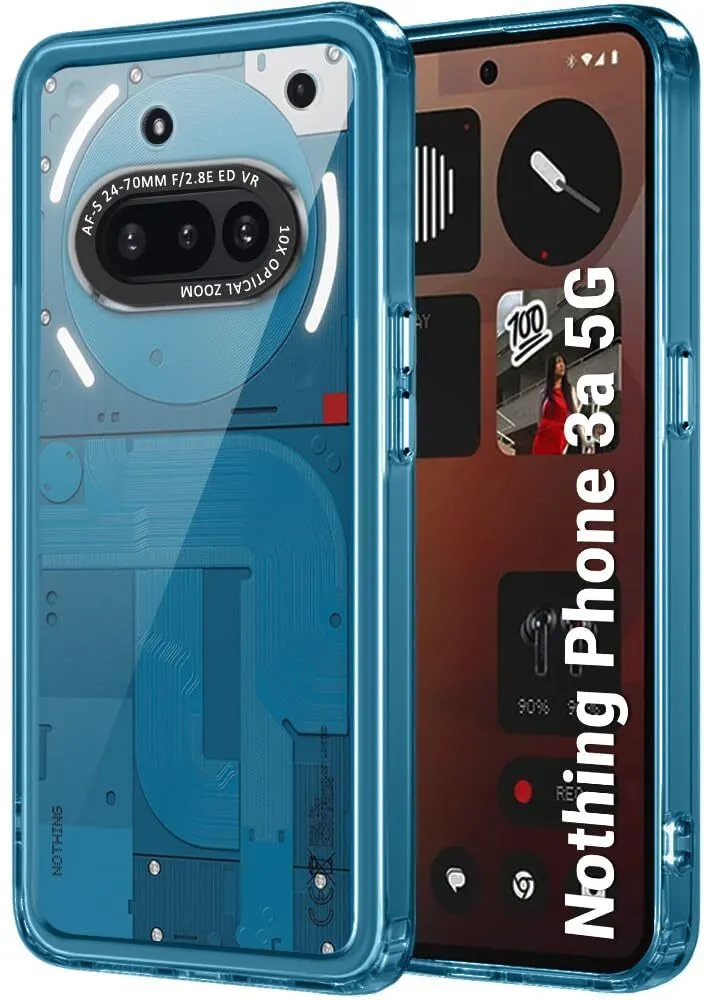 Micvir Back Cover for Nothing Phone 3a 5G (Transparent, Shock Proof, Pack of: 1)