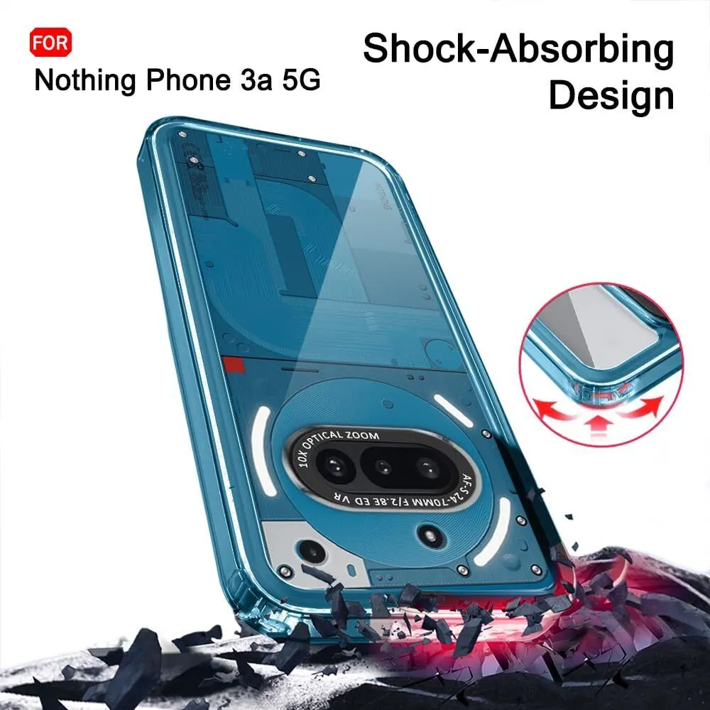 Micvir Back Cover for Nothing Phone 3a 5G (Transparent, Shock Proof, Pack of: 1) — image 3 of 5