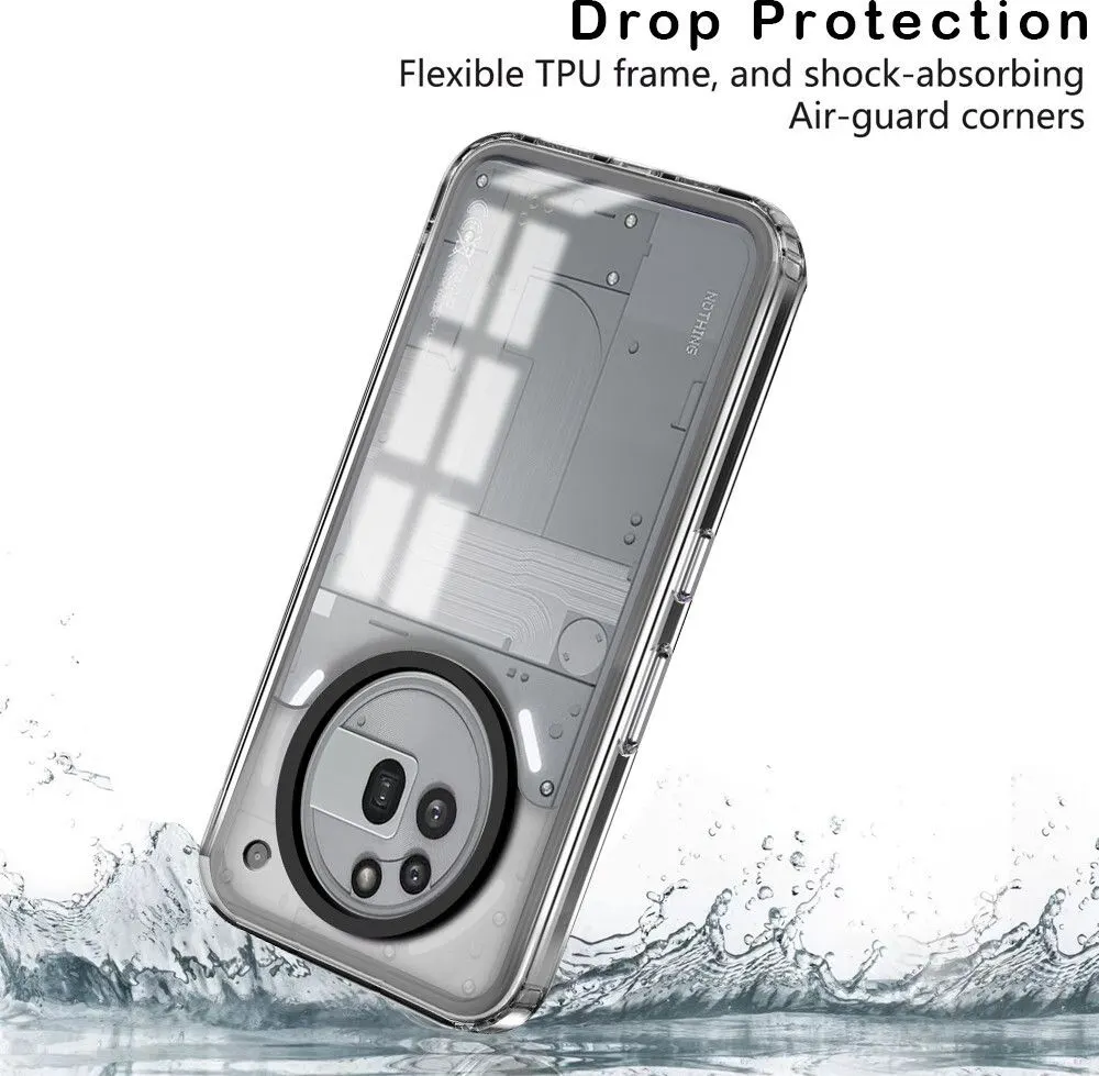 Micvir Back Cover for Nothing Phone (3a) Pro 5G (Transparent, Shock Proof, Polycarbonate, Pack of: 1) — image 3 of 5