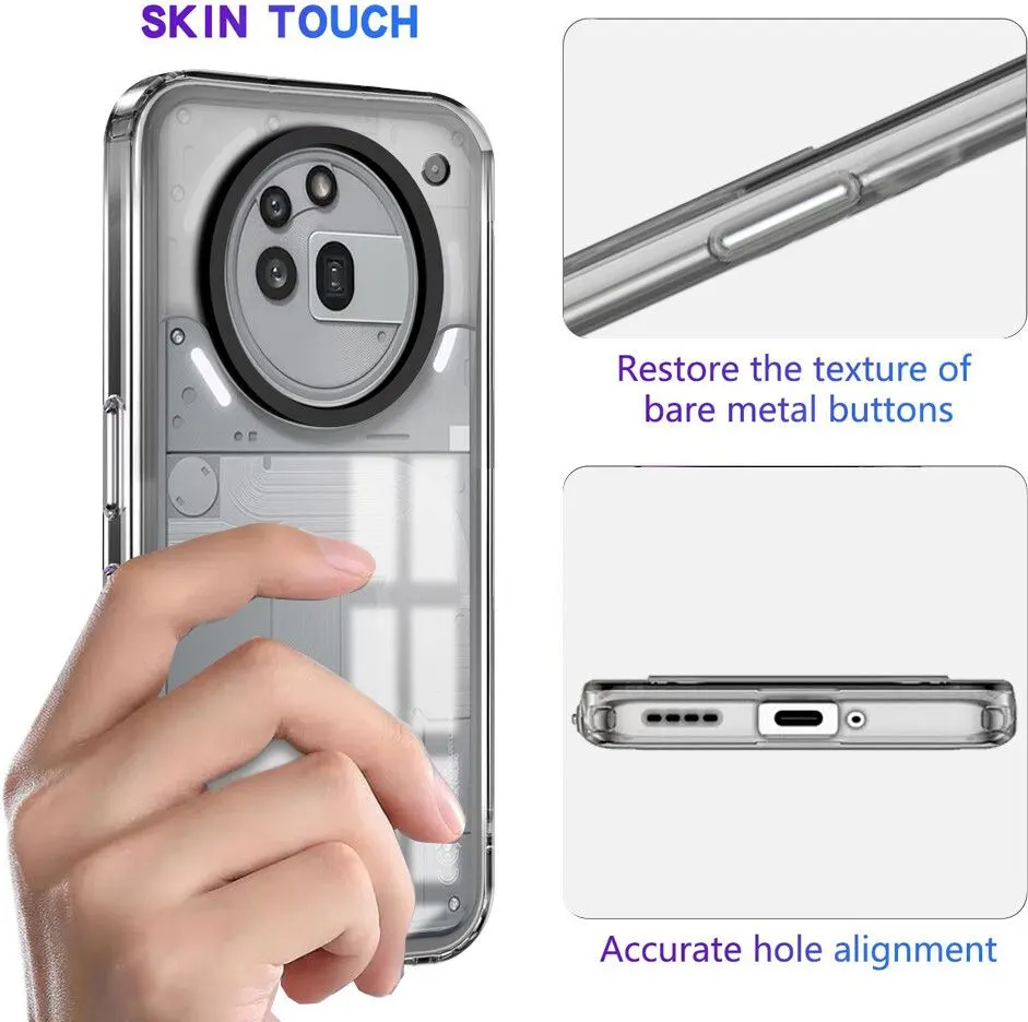 Micvir Back Cover for Nothing Phone (3a) Pro 5G (Transparent, Shock Proof, Polycarbonate, Pack of: 1) — image 4 of 5