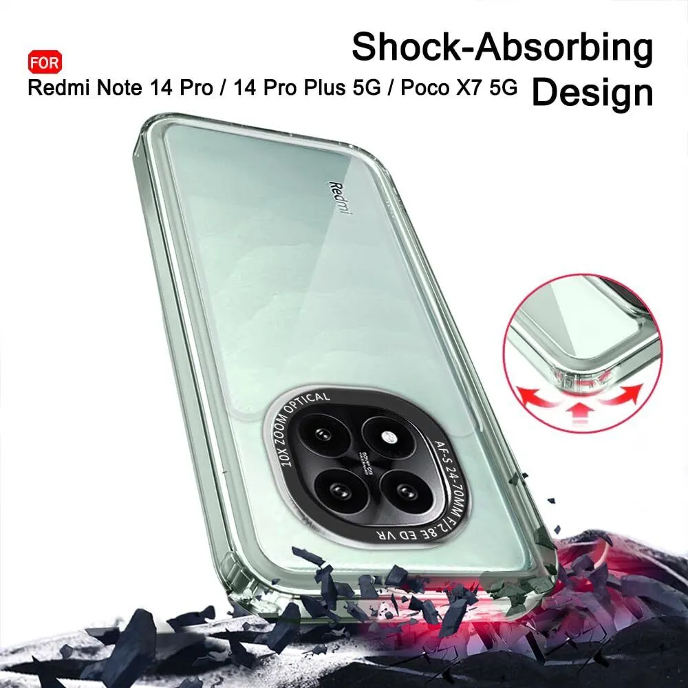 Micvir Back Cover for Poco X7 5G (Transparent, Shock Proof, Polycarbonate, Pack of: 1) — image 3 of 5