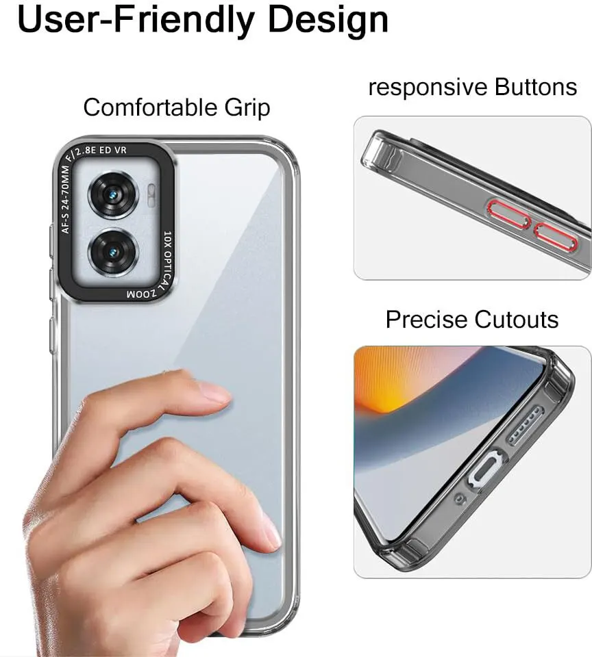Micvir Back Cover for realme P3 5G (Black, Shock Proof, Polycarbonate, Pack of: 1) — image 4 of 5