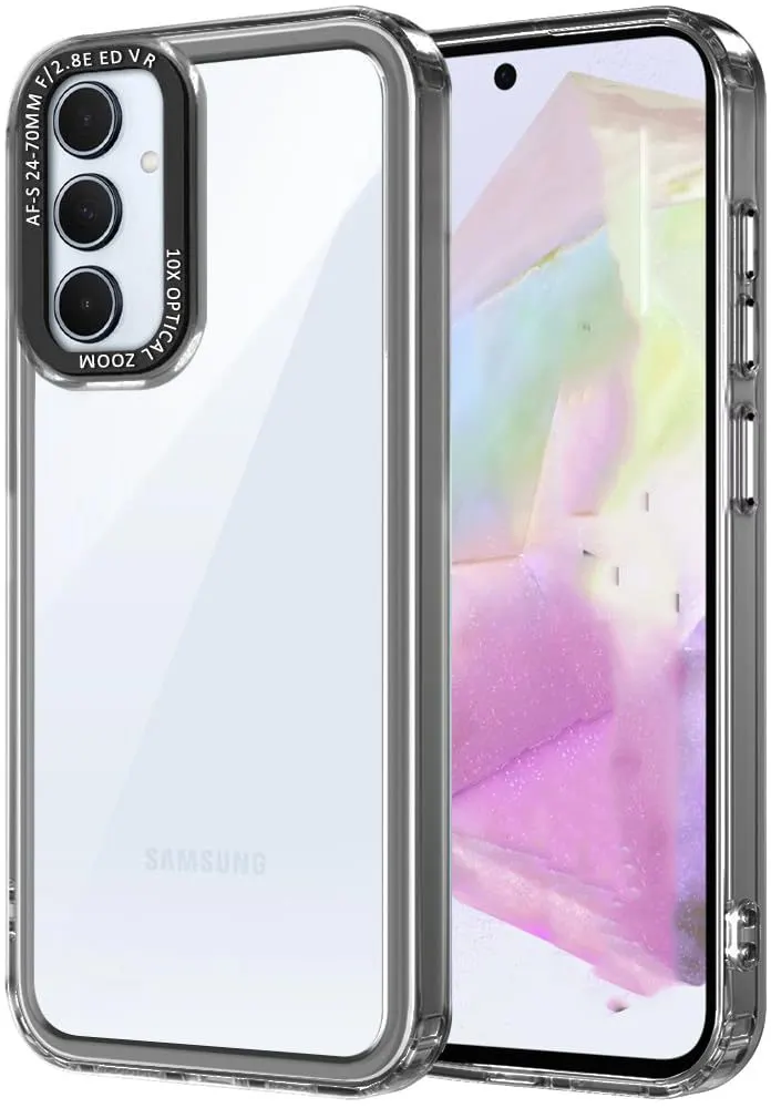 Micvir Back Cover for Samsung Galaxy A36 5G (Black, Shock Proof, Pack of: 1)