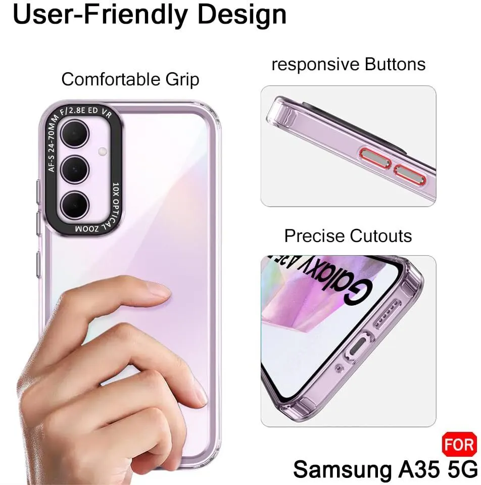 Micvir Back Cover for Samsung Galaxy A36 5G (Transparent, Shock Proof, Pack of: 1) — image 4 of 5