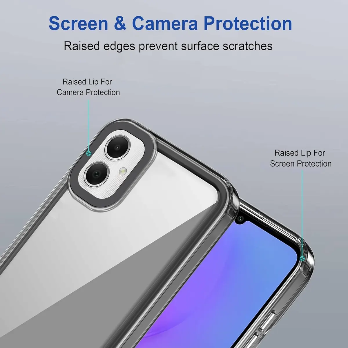 Micvir Back Cover for SAMSUNG Galaxy M06 5G (Black, Shock Proof, Polycarbonate, Pack of: 1) — image 3 of 4