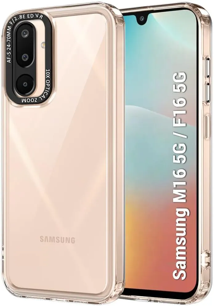 Micvir Back Cover for Samsung Galaxy M16 5G (Transparent, Shock Proof, Pack of: 1)