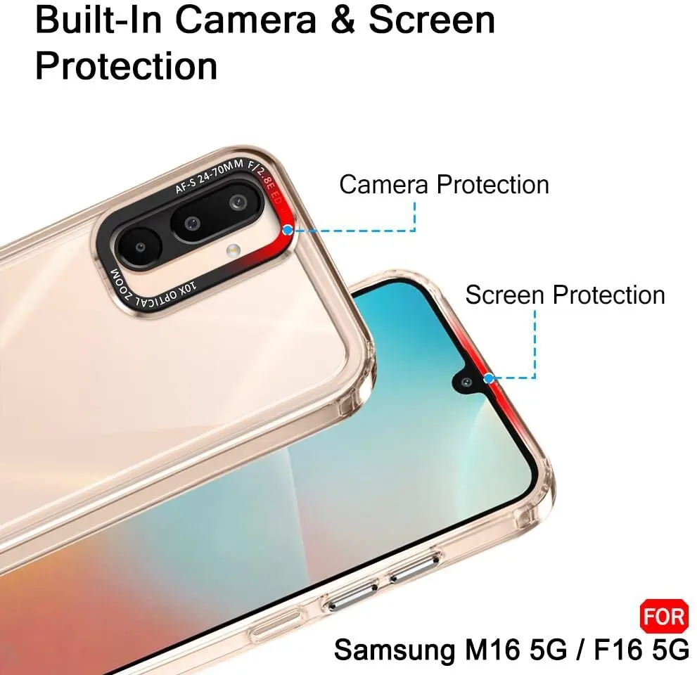 Micvir Back Cover for Samsung Galaxy M16 5G (Transparent, Shock Proof, Pack of: 1) — image 2 of 5