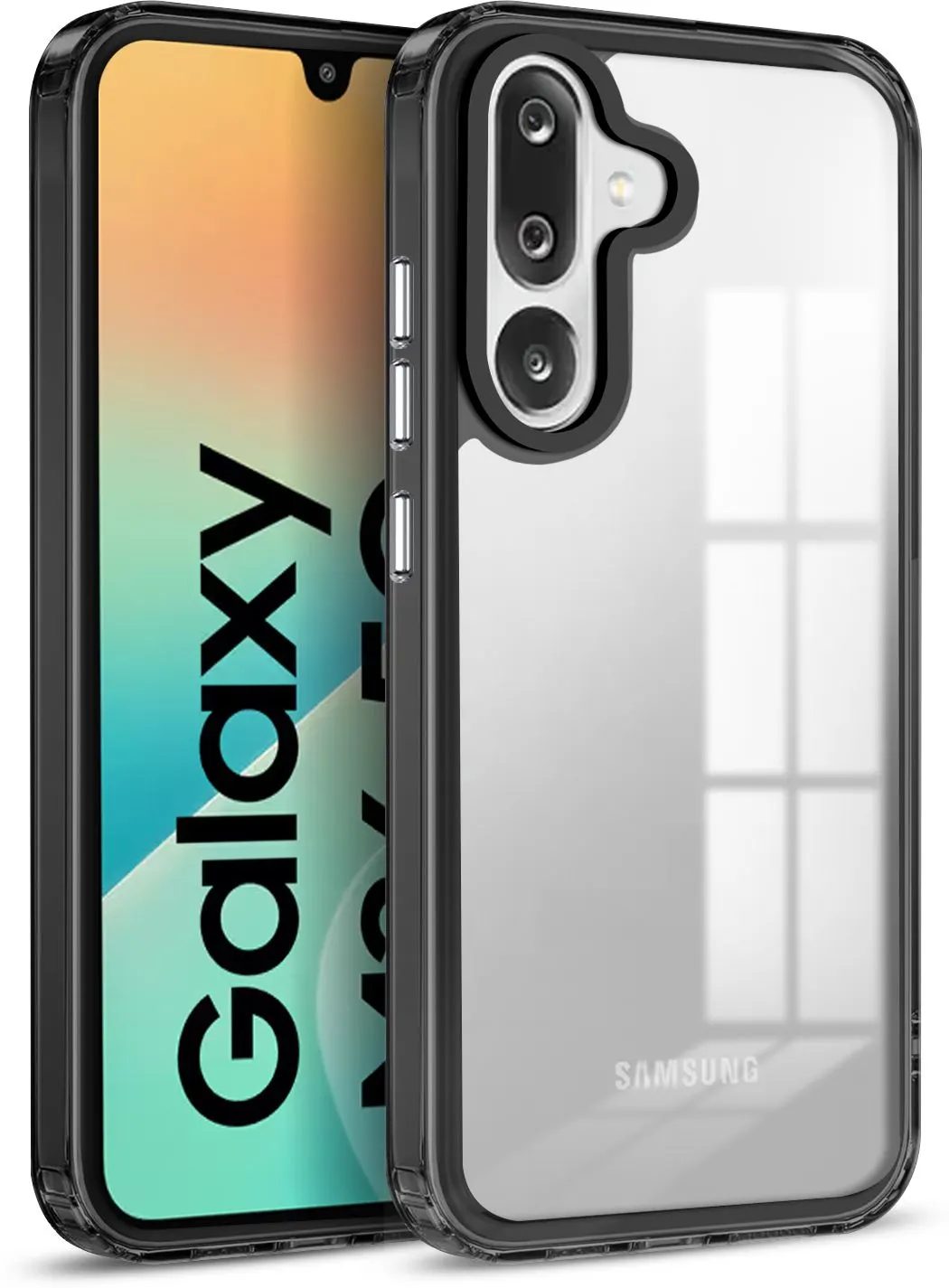 Micvir Back Cover for Samsung Galaxy M36 5G (Black, Shock Proof, Polycarbonate, Pack of: 1)