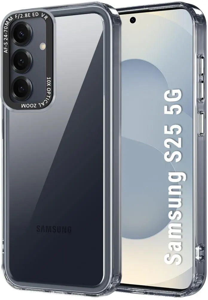 Micvir Back Cover for Samsung Galaxy S25 5G (Black, Shock Proof, Pack of: 1)