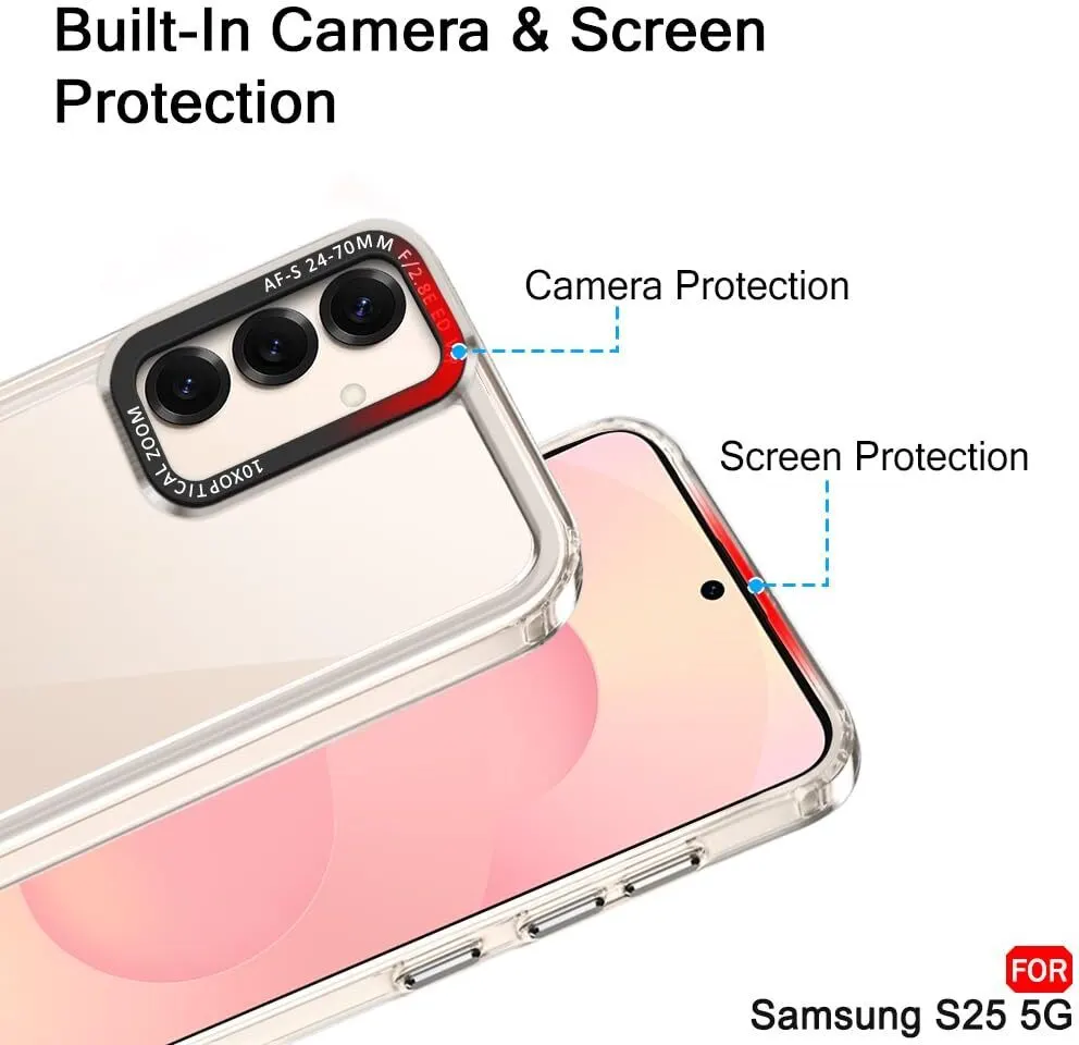 Micvir Back Cover for Samsung Galaxy S25 5G (Transparent, Shock Proof, Polycarbonate, Pack of: 1) — image 2 of 5