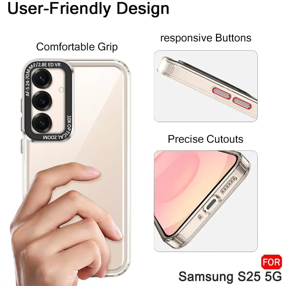 Micvir Back Cover for Samsung Galaxy S25 5G (Transparent, Shock Proof, Polycarbonate, Pack of: 1) — image 4 of 5