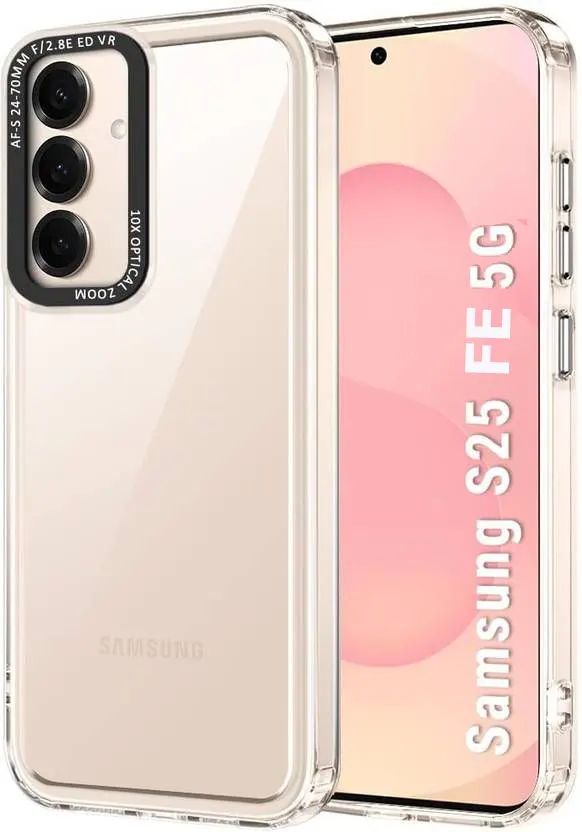 Micvir Back Cover for Samsung Galaxy S25 FE 5G (Transparent, Shock Proof, Polycarbonate, Pack of: 1)