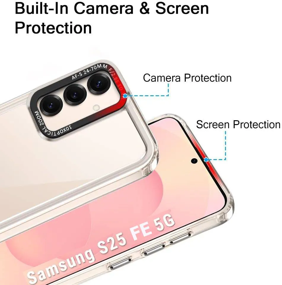 Micvir Back Cover for Samsung Galaxy S25 FE 5G (Transparent, Shock Proof, Polycarbonate, Pack of: 1) — image 2 of 5