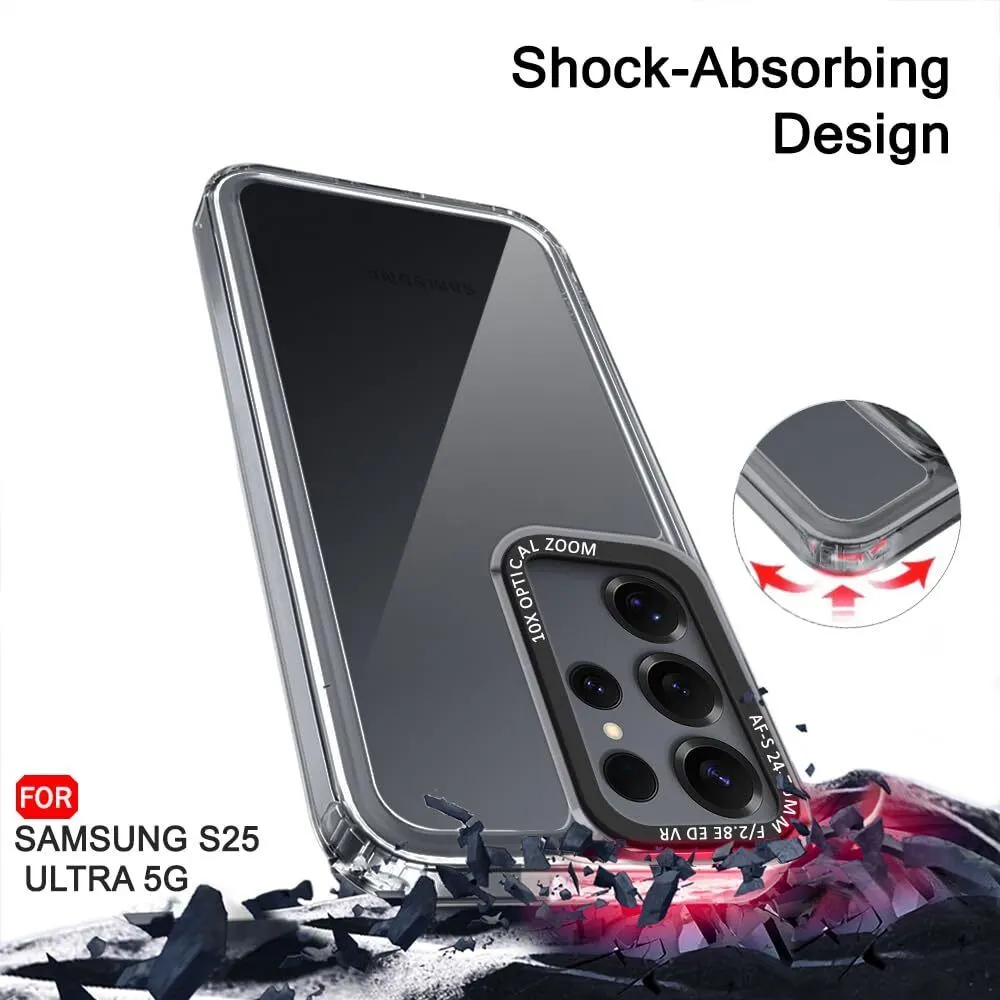 Micvir Back Cover for Samsung Galaxy S25 Ultra 5G (Black, Shock Proof, Polycarbonate, Pack of: 1) — image 3 of 5