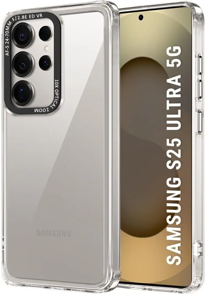 Micvir Back Cover for Samsung Galaxy S25 Ultra 5G (Transparent, Shock Proof, Polycarbonate, Pack of: 1)