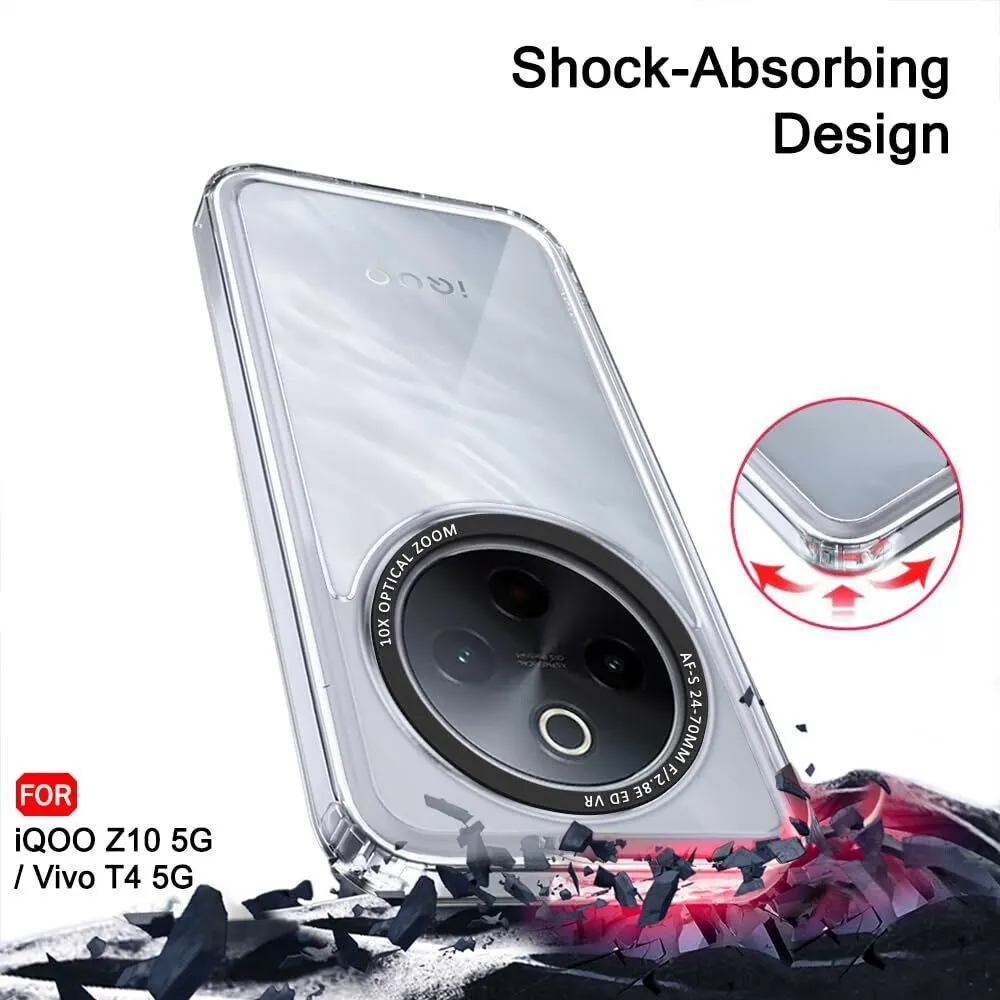 Micvir Back Cover for Vivo T4 5G (Transparent, Shock Proof, Pack of: 1) — image 3 of 5