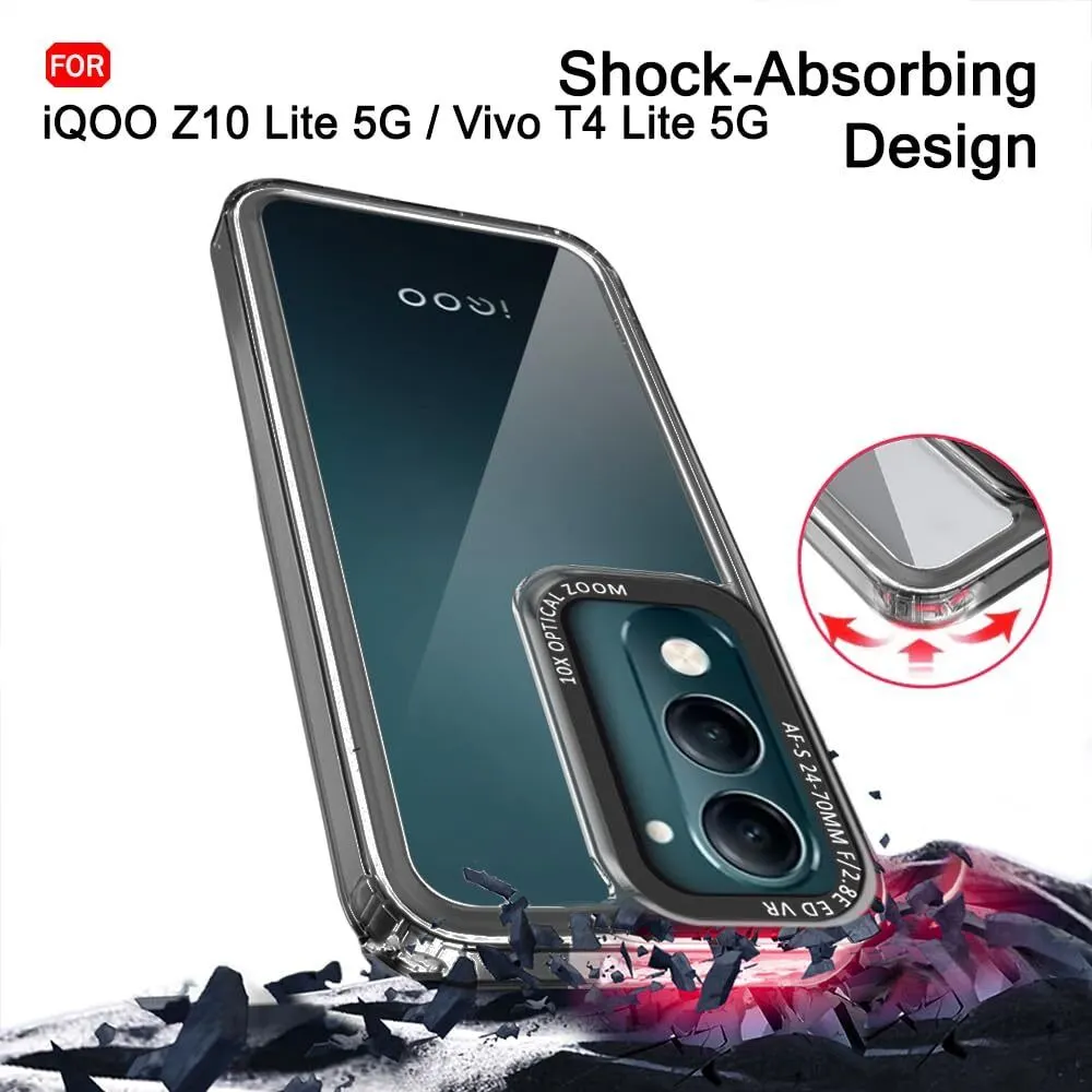 Micvir Back Cover for Vivo T4 Lite 5G (Black, Shock Proof, Pack of: 1) — image 4 of 5