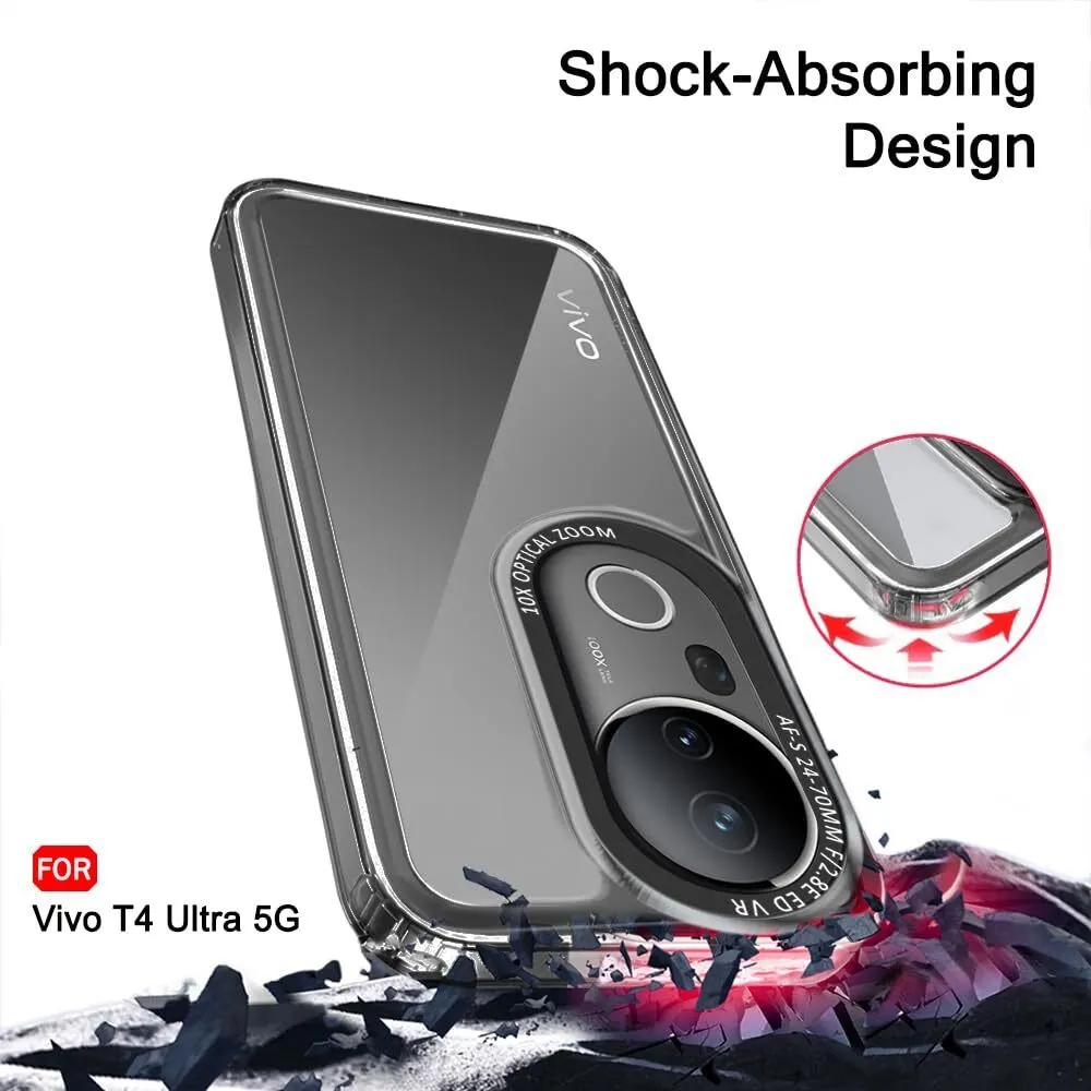 Micvir Back Cover for Vivo T4 Ultra 5G (Black, Shock Proof, Polycarbonate, Pack of: 1) — image 4 of 5
