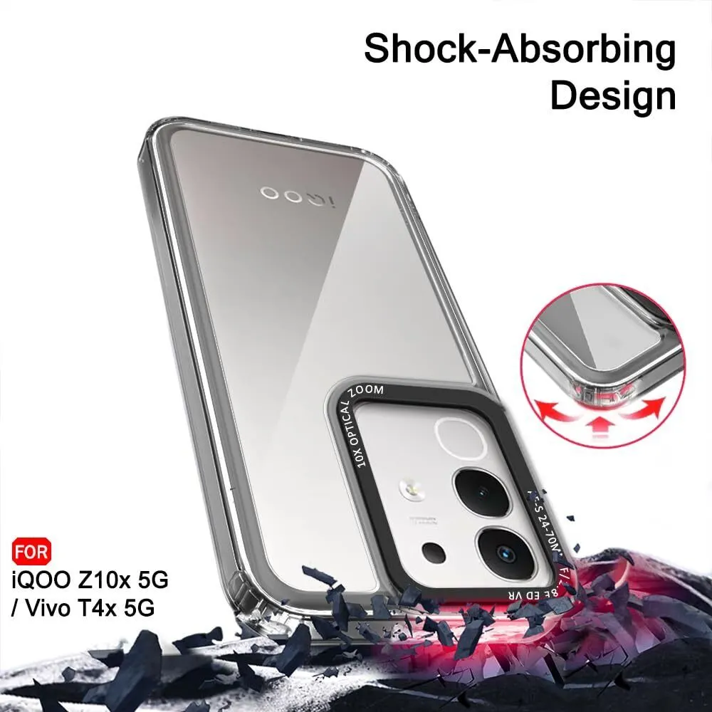 Micvir Back Cover for Vivo T4X 5G (Black, Shock Proof, Pack of: 1) — image 4 of 5