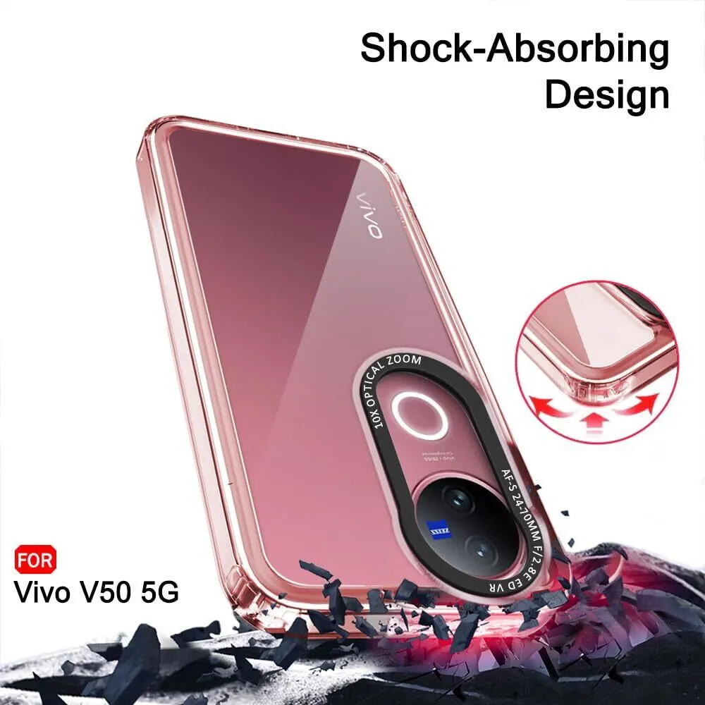 Micvir Back Cover for Vivo V50e 5G (Transparent, Shock Proof, Polycarbonate, Pack of: 1) — image 3 of 5