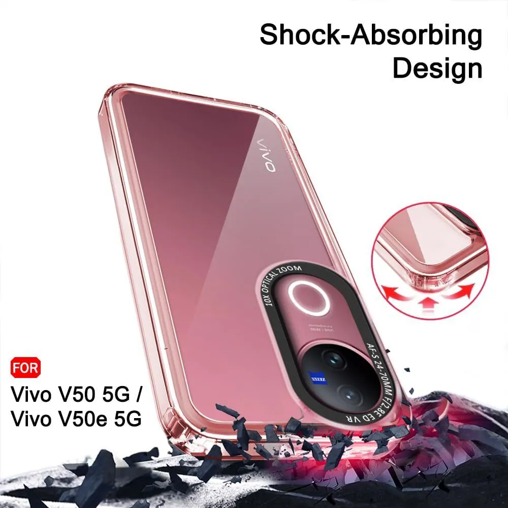 Micvir Back Cover for vivo V50 5G Elite Edition (Transparent, Shock Proof, Polycarbonate, Pack of: 1) — image 3 of 5