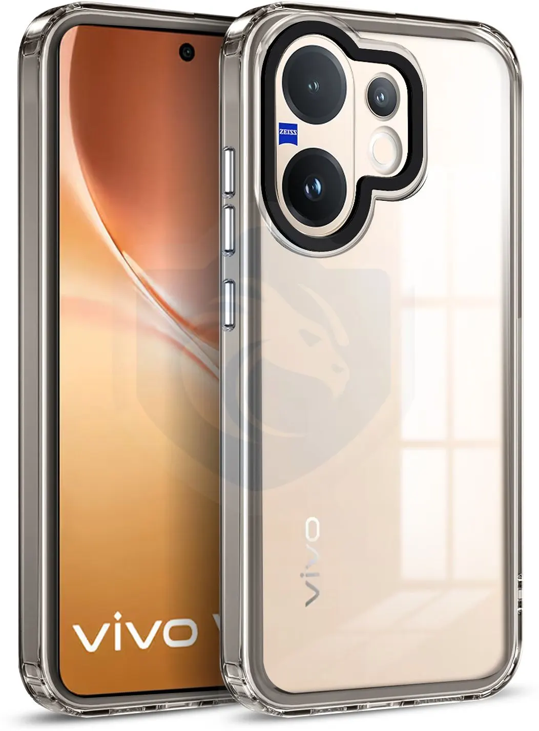 Micvir Back Cover for Vivo V60 5G (Transparent, Shock Proof, Pack of: 1)