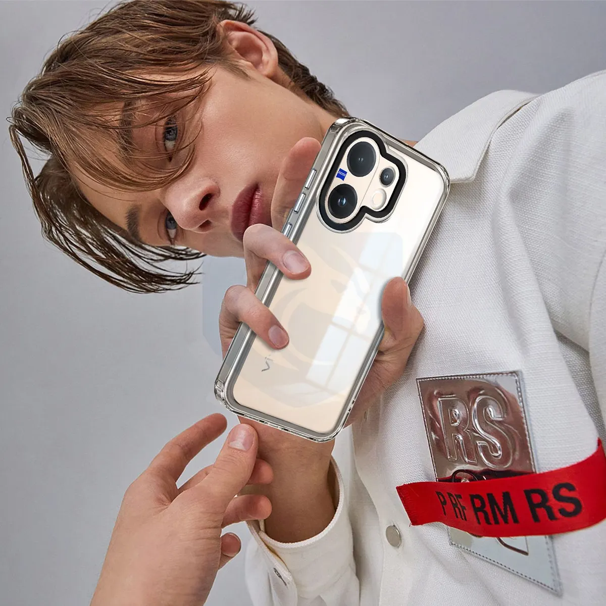 Micvir Back Cover for Vivo V60 5G (Transparent, Shock Proof, Pack of: 1) — image 5 of 5