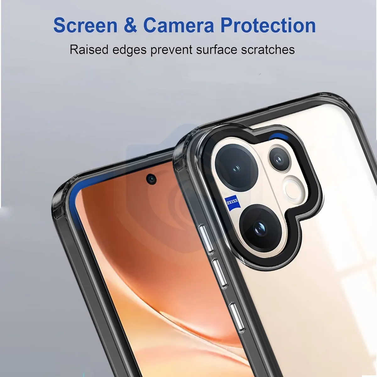 Micvir Back Cover for Vivo V60e 5G (Black, Shock Proof, Pack of: 1) — image 2 of 5