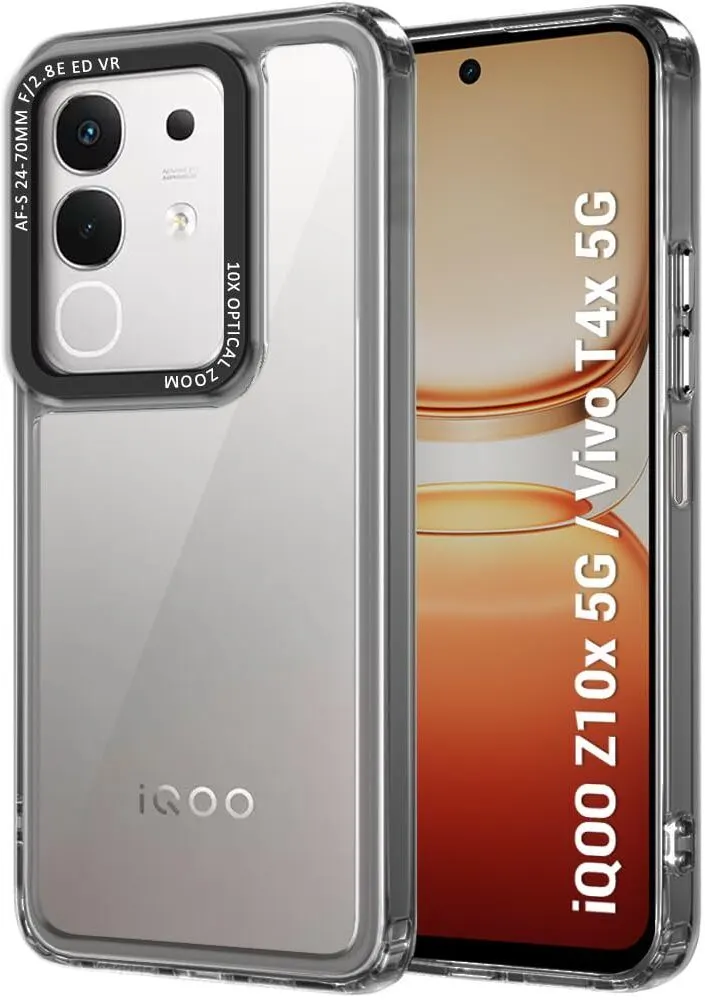 Micvir Back Cover for Vivo Y31 Pro 5G (Black, Shock Proof, Pack of: 1)