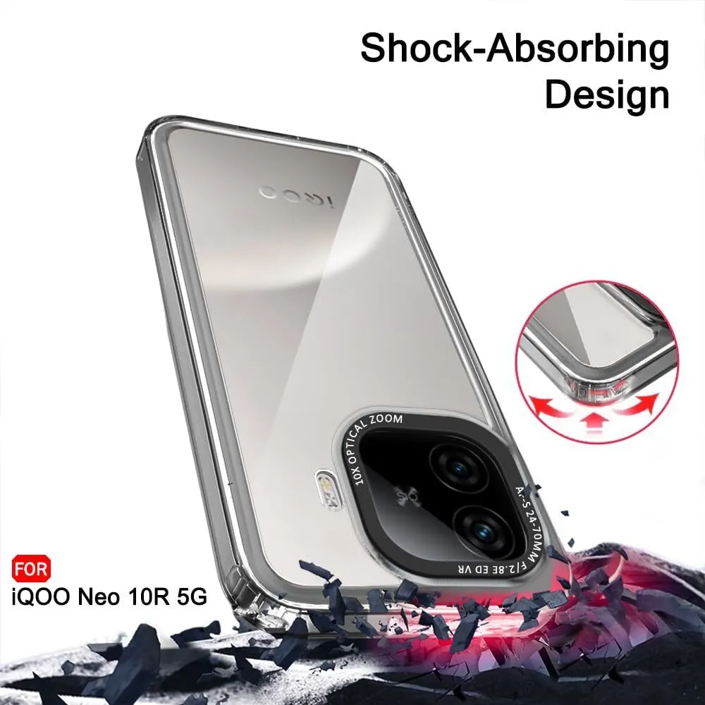 Micvir Back Cover for IQOO Neo 10R 5G (Black, Shock Proof, Polycarbonate, Pack of: 1) — image 3 of 5