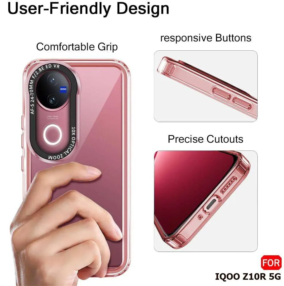Micvir Back Cover for iQOO Z10R 5G (Transparent, Shock Proof, Polycarbonate, Pack of: 1) — image 4 of 5