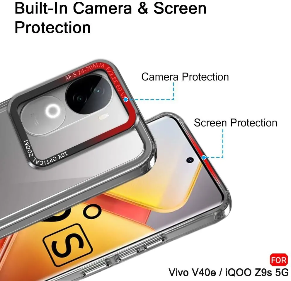 Micvir Back Cover for iQOO Z9s 5G (Black, Shock Proof, Pack of: 1) — image 3 of 5