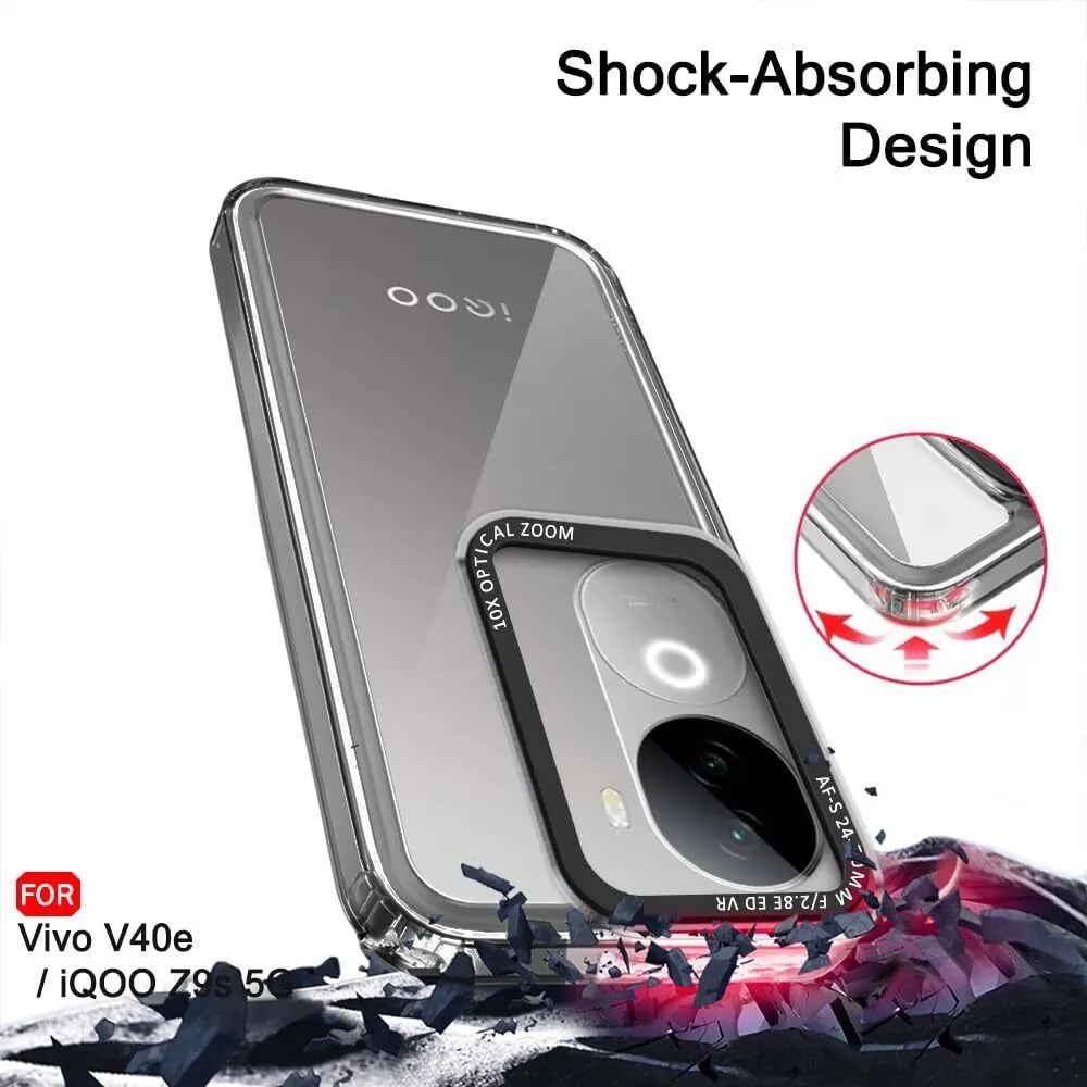 Micvir Back Cover for iQOO Z9s 5G (Black, Shock Proof, Pack of: 1) — image 4 of 5
