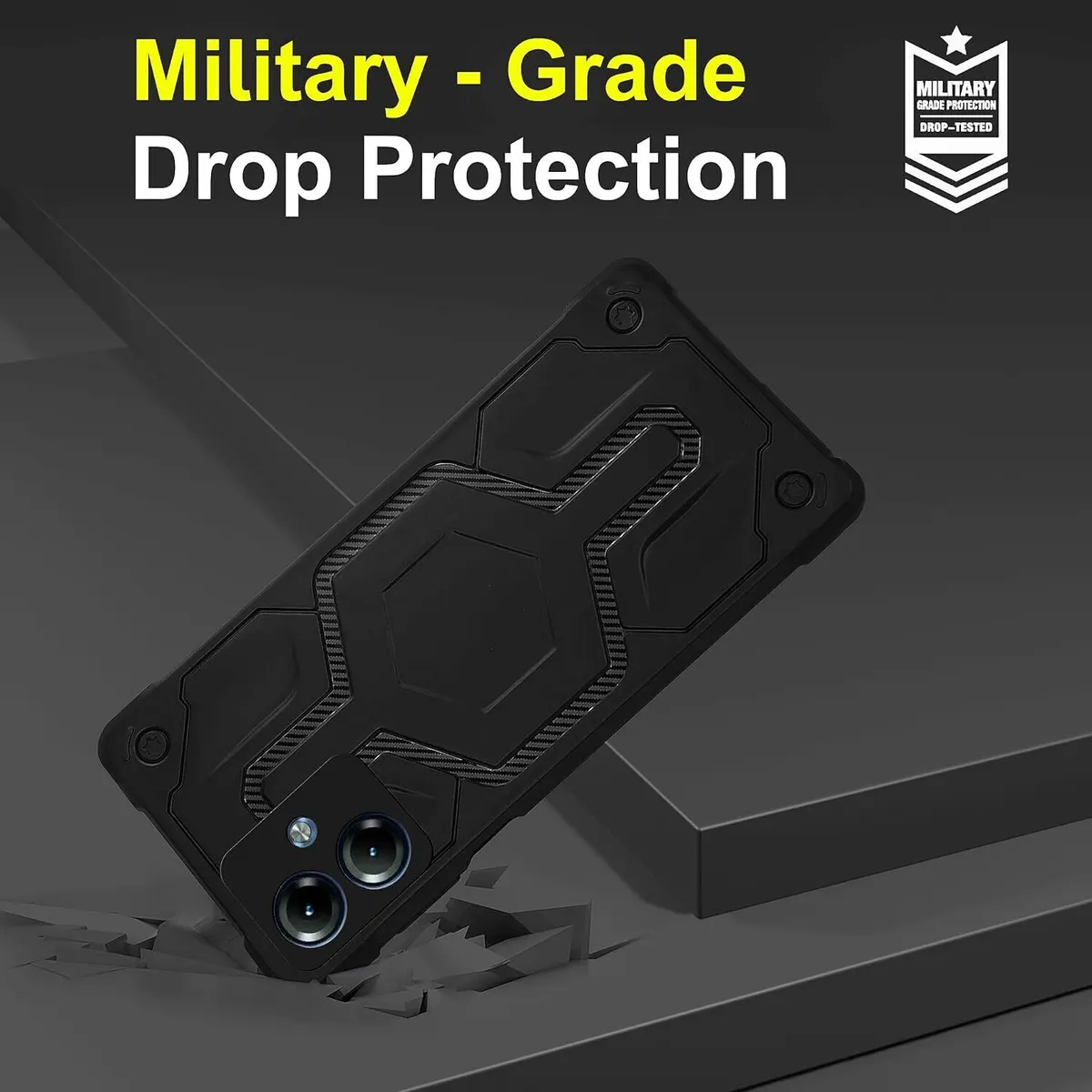 Micvir Back Cover for Motorola G14 (Black, Silicon, Pack of: 1) — image 3 of 4