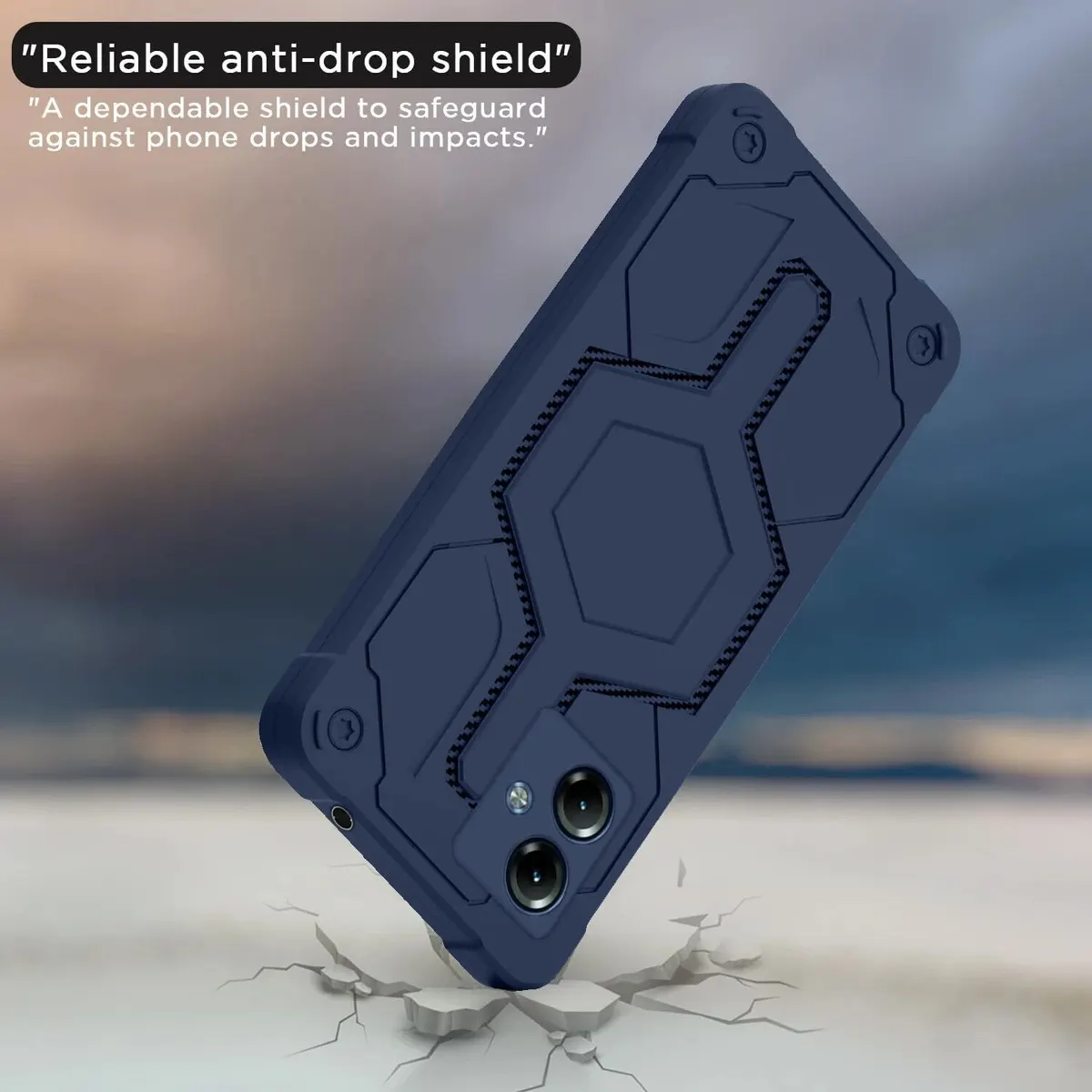Micvir Back Cover for Motorola G14 (Blue, Silicon, Pack of: 1) — image 2 of 4