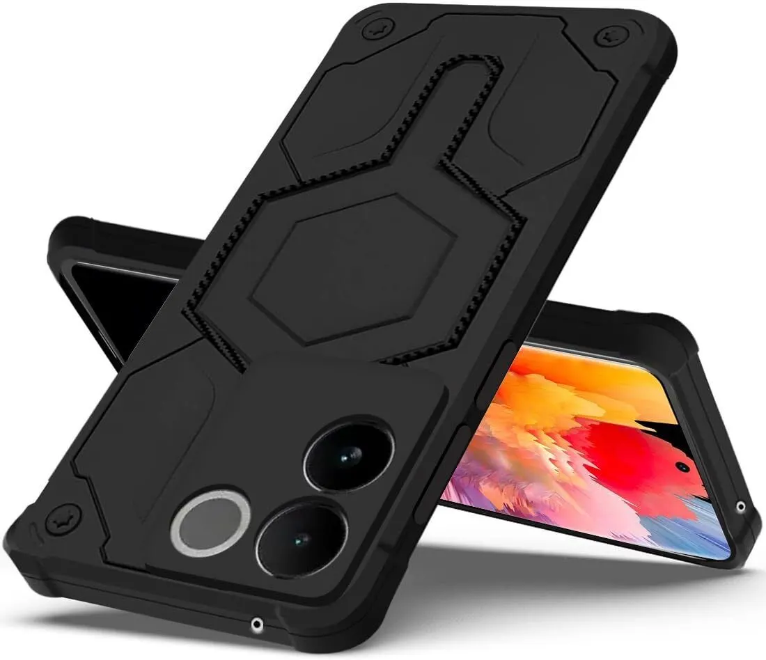 Micvir Back Cover for Vivo T2 Pro 5G (Black, Silicon, Pack of: 1) — image 3 of 5