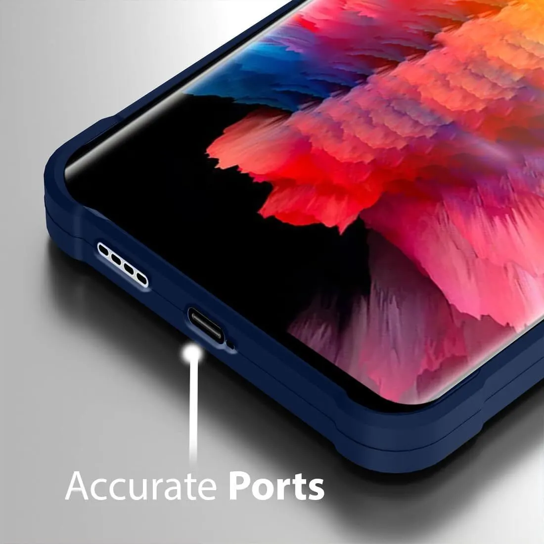 Micvir Back Cover for Vivo T2 Pro 5G (Blue, Silicon, Pack of: 1) — image 4 of 5