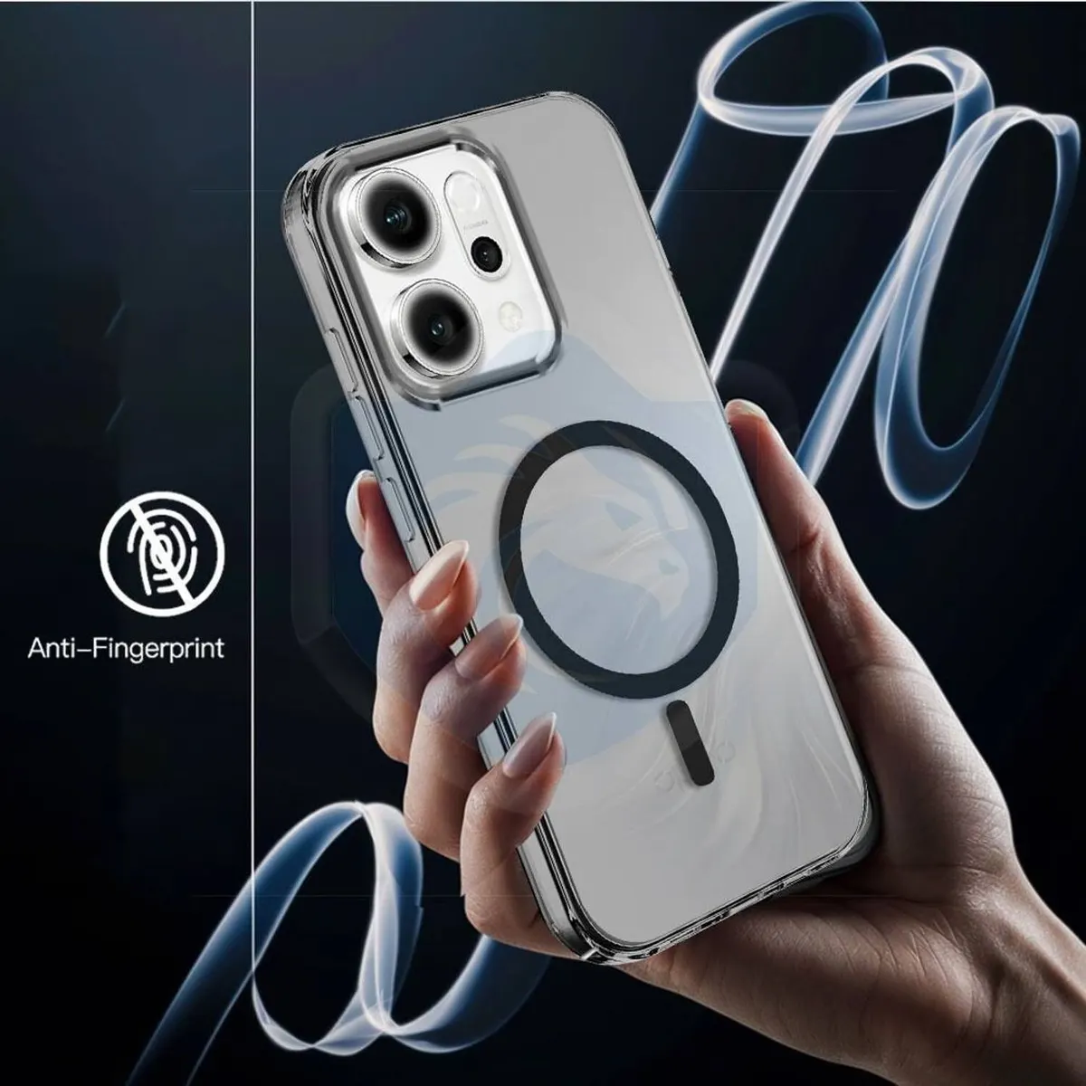 Xolia Back Cover for Oppo Reno 14 5G (Black, Shock Proof, Polycarbonate, Pack of: 1) — image 2 of 5