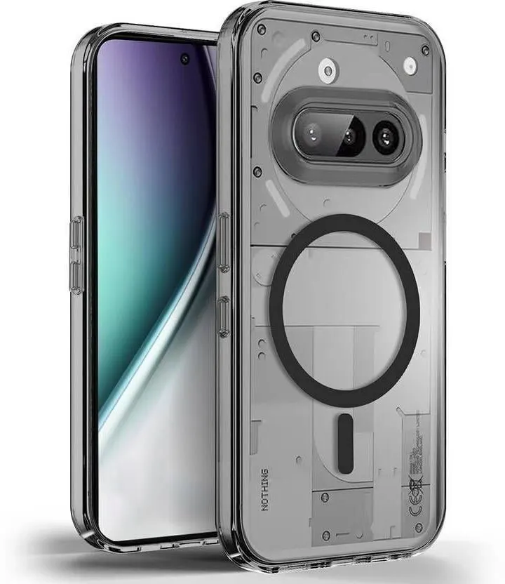 Xolia Back Cover for Nothing Phone (3a) (Black, Dual Protection, Polycarbonate, Pack of: 1)