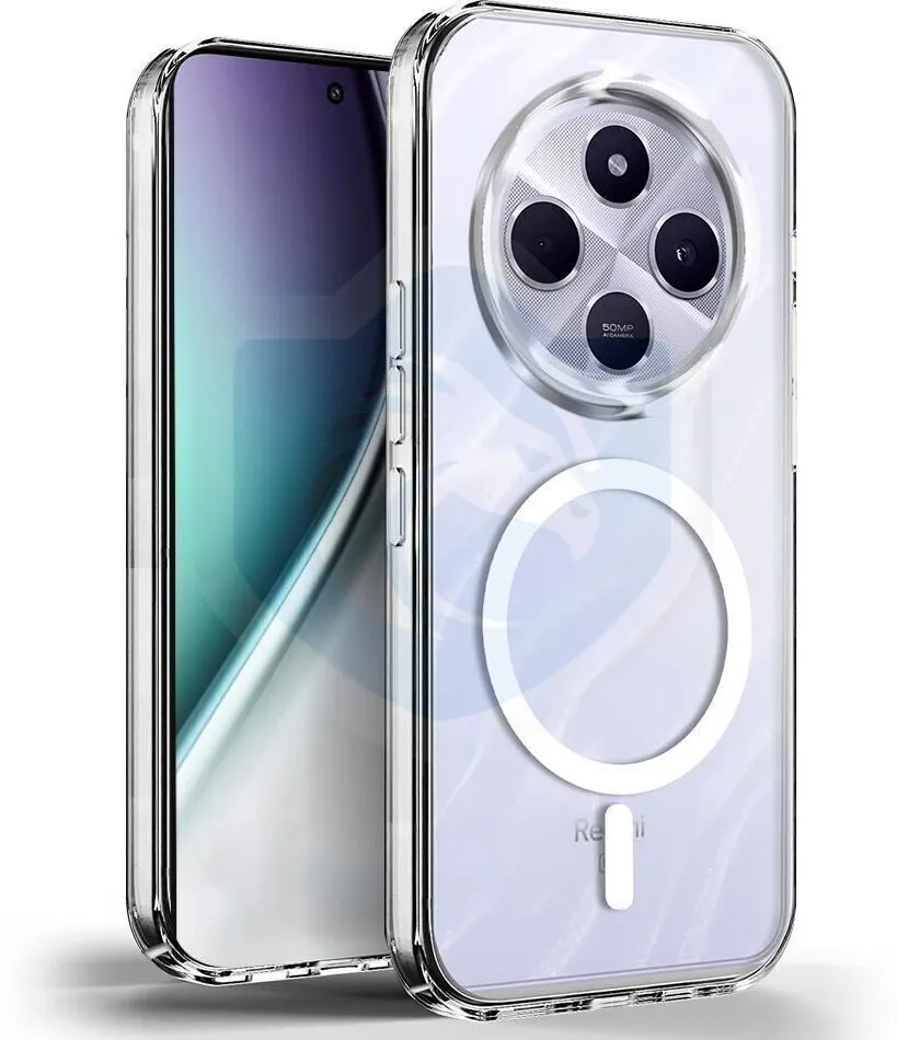 Xolia Back Cover for POCO C75 5G (Transparent, Shock Proof, Polycarbonate, Pack of: 1)