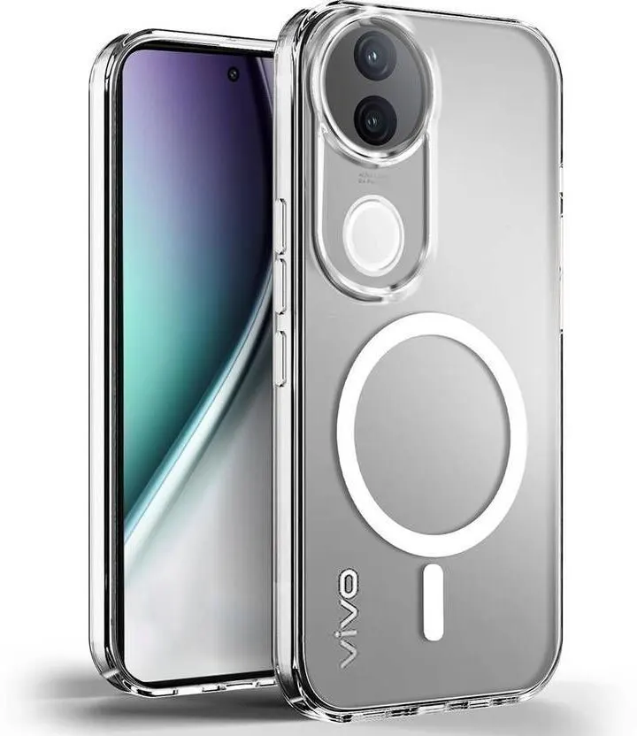 Xolia Back Cover for Vivo V50e 5G (Transparent, Shock Proof, Polycarbonate, Pack of: 1)