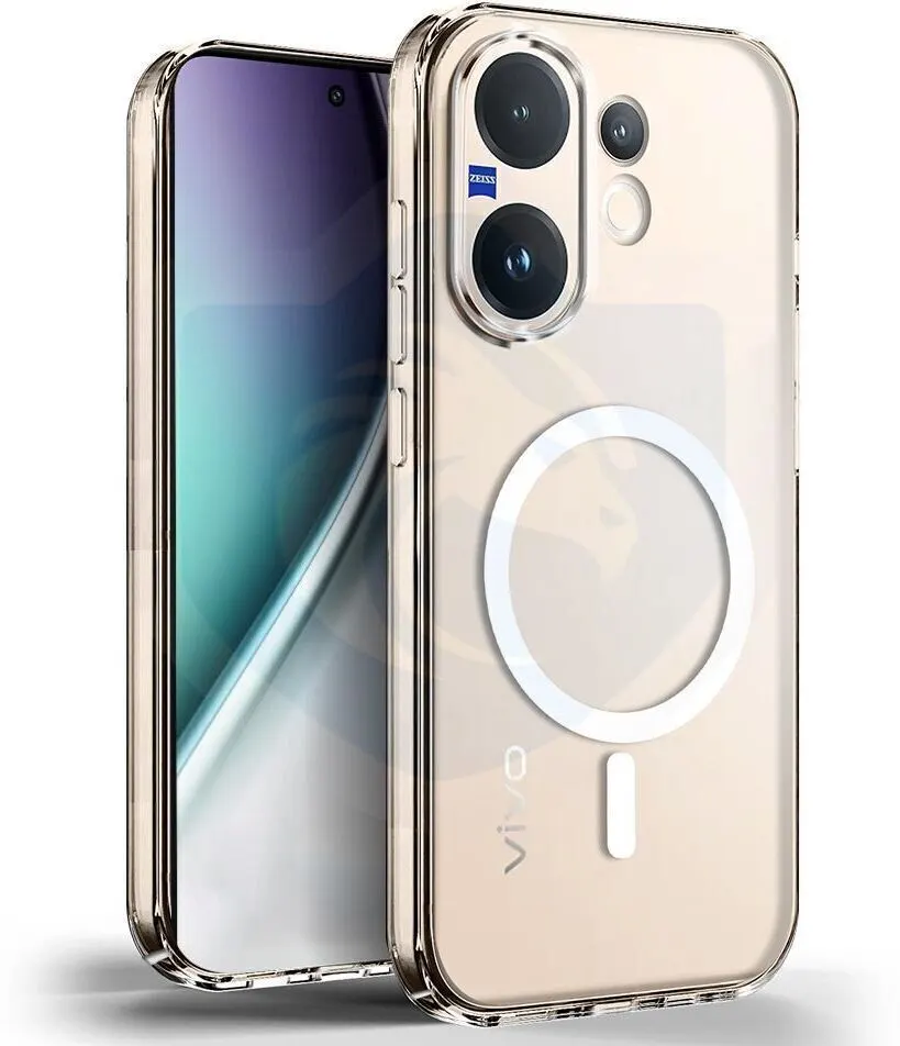 Xolia Back Cover for Vivo V60 5G (Transparent, Shock Proof, Polycarbonate, Pack of: 1)