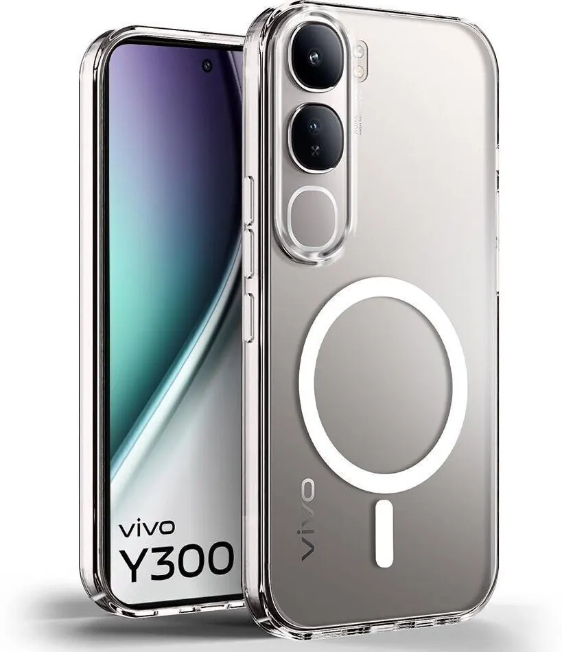 Xolia Back Cover for vivo Y300 5G (Transparent, Shock Proof, Polycarbonate, Pack of: 1)