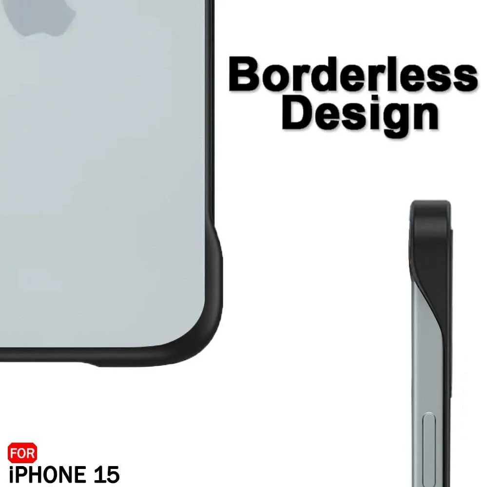 Micvir Back Cover for Apple iPhone 15 (Black, Frameless, Plastic, Pack of: 1) — image 4 of 4