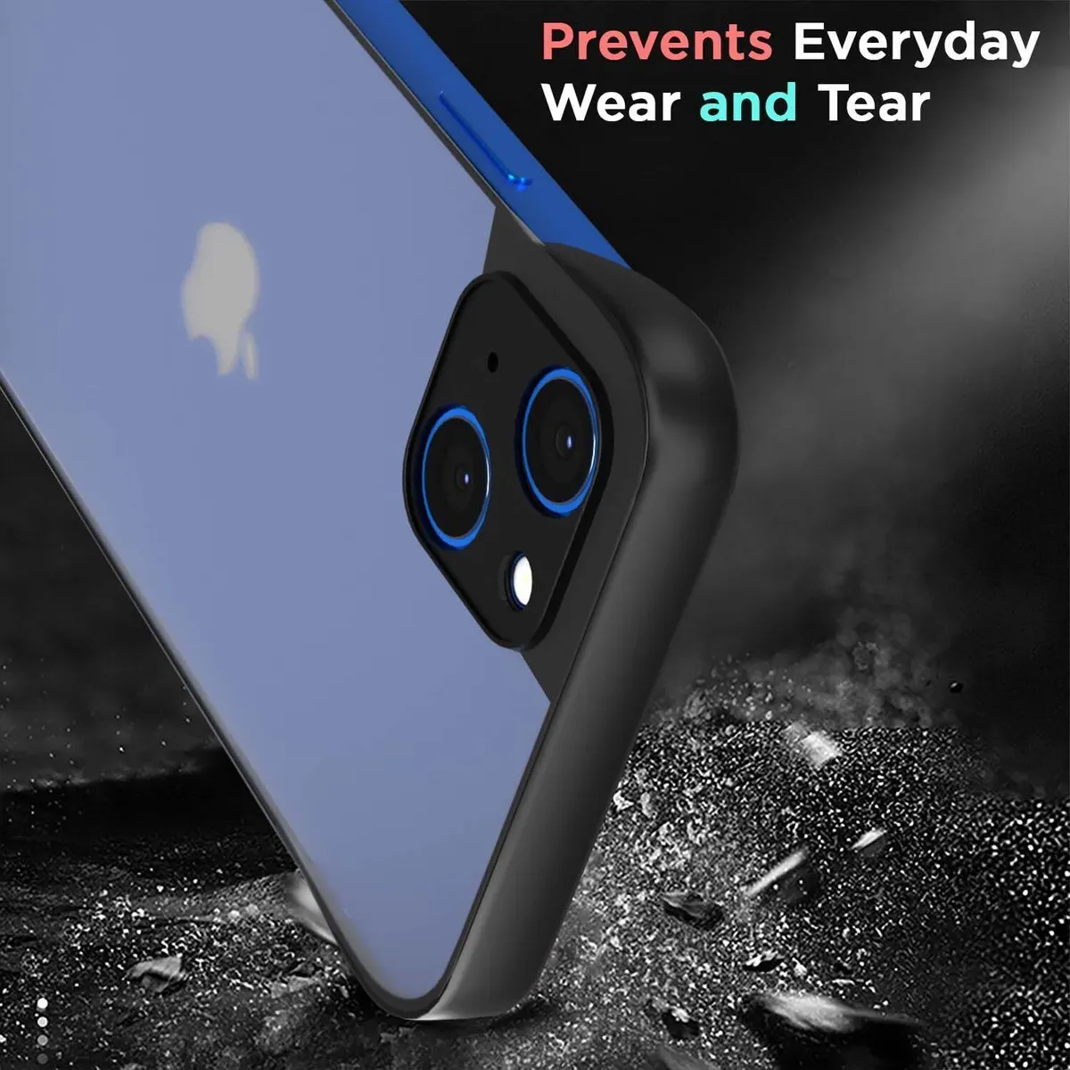Micvir Back Cover for Apple iPhone 13 (Black, Dual Protection, Pack of: 1) — image 2 of 5
